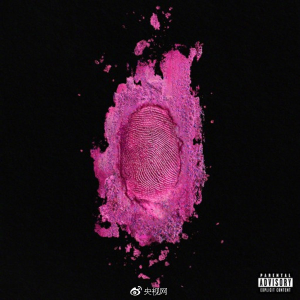 NickiMinaj《ThePinkprint》专辑封面的右下角就打上了“脏标”。
